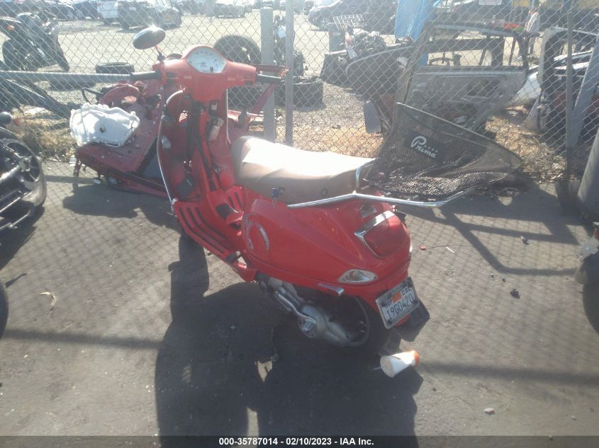 2009 VESPA LX 150 ZAPM448F495015413