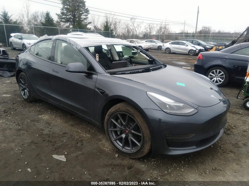 VIN 5YJ3E1EA5NF200239 2022 TESLA MODEL 3