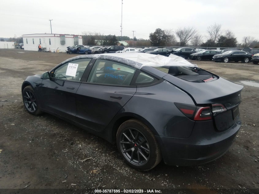 VIN 5YJ3E1EA5NF200239 2022 TESLA MODEL 3