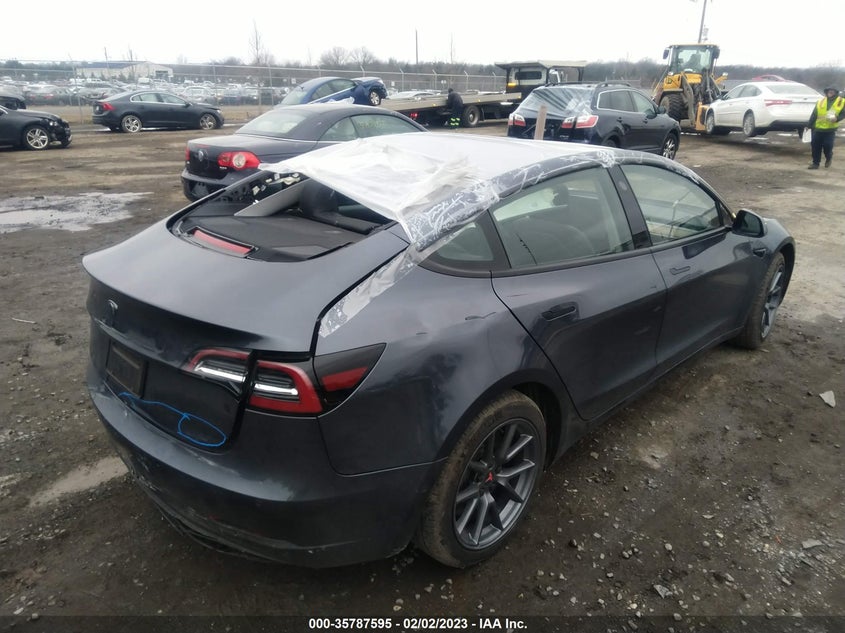VIN 5YJ3E1EA5NF200239 2022 TESLA MODEL 3