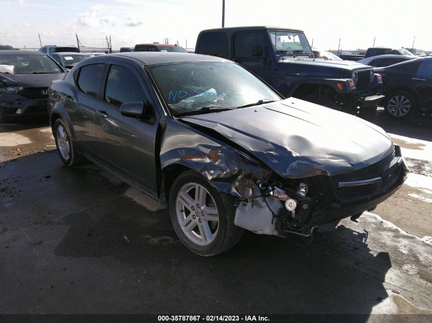 2013 DODGE AVENGER SXT - 1C3CDZCG6DN687562
