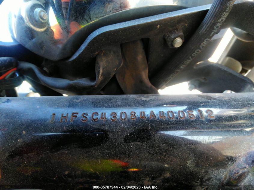 2004 HONDA VT1100 C2 1HFSC43034A402944