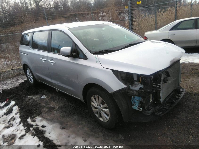 2016 KIA SEDONA L - KNDMA5C11G6126620