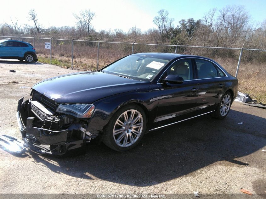 2014 AUDI A8 L 3.0T WAURGAFD9EN004154