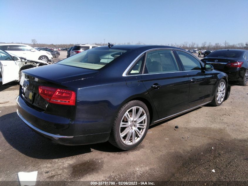 2014 AUDI A8 L 3.0T WAURGAFD9EN004154