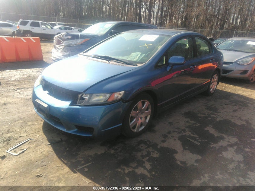 2010 HONDA CIVIC VIN: 2HGFA1F52AH312819