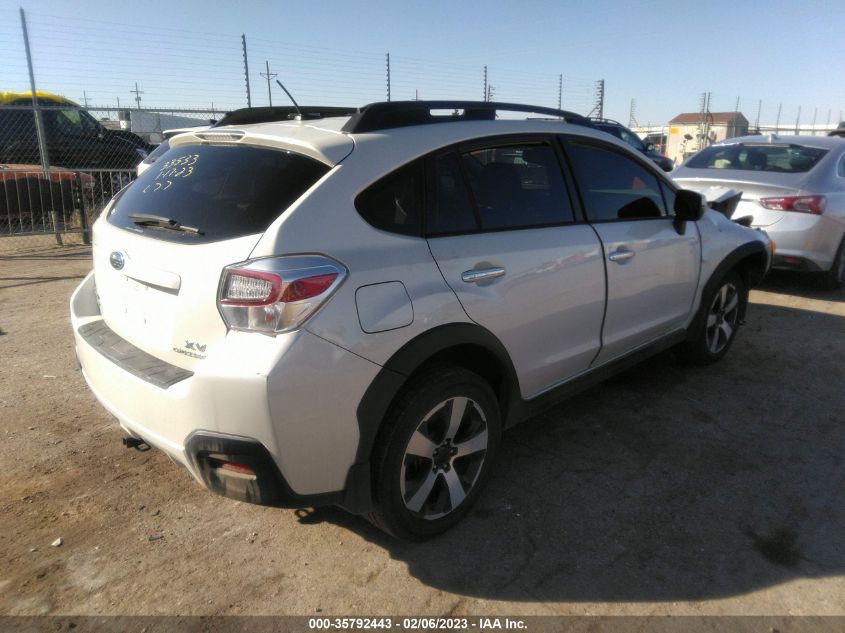 2014 SUBARU XV CROSSTREK HYBRID TOURING - JF2GPBKC3EH332750
