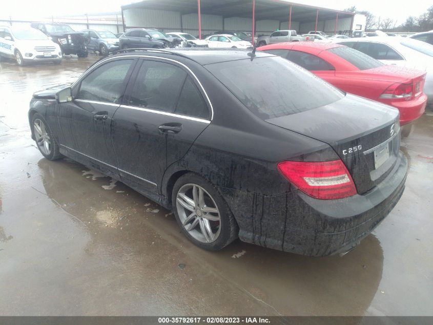 2014 MERCEDES-BENZ C-CLASS C 250 WDDGF4HB6EA958528