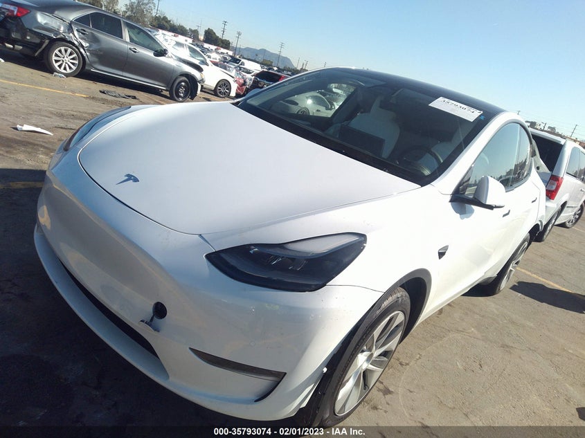 VIN 7SAYGDEE3NF546572 2022 TESLA MODEL Y LONG RANGE