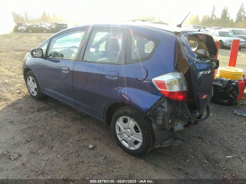 2013 HONDA FIT JHMGE8H33DC072990