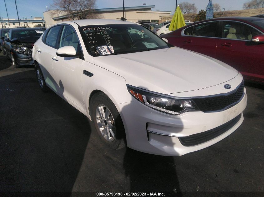 VIN KNAGT4L36J5199799 2018 KIA OPTIMA LX