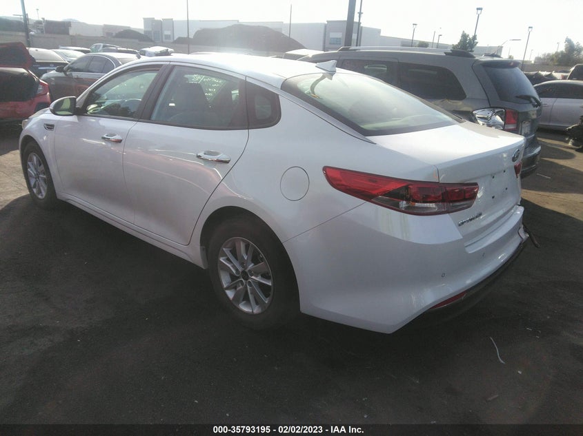 VIN KNAGT4L36J5199799 2018 KIA OPTIMA LX