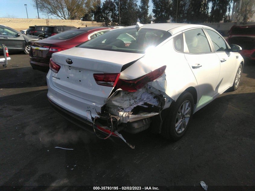 VIN KNAGT4L36J5199799 2018 KIA OPTIMA LX