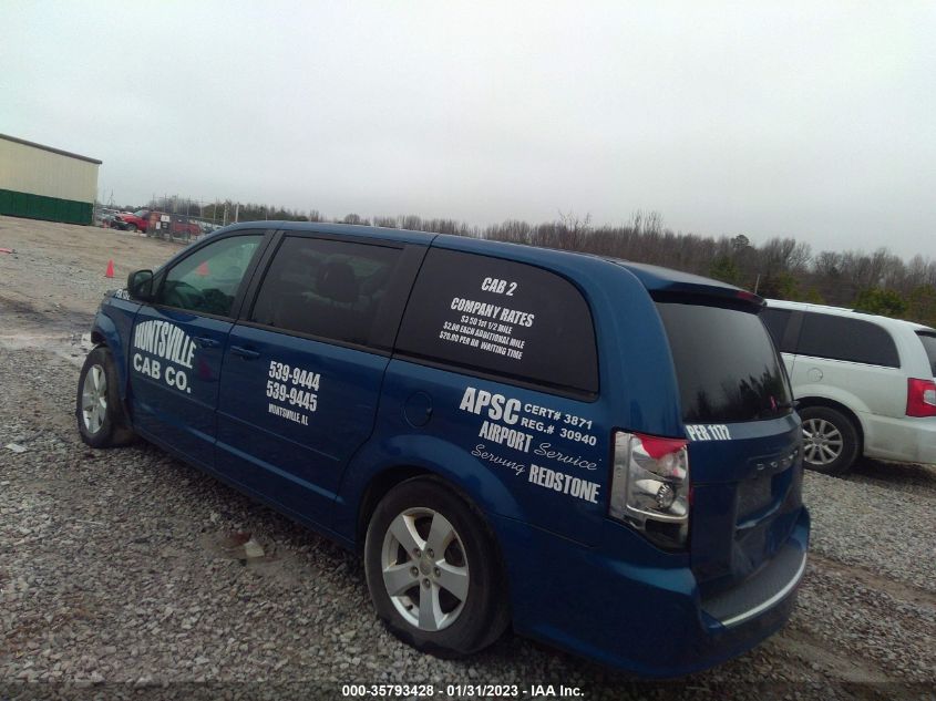 2013 DODGE GRAND CARAVAN SE 2C4RDGBG0DR600219