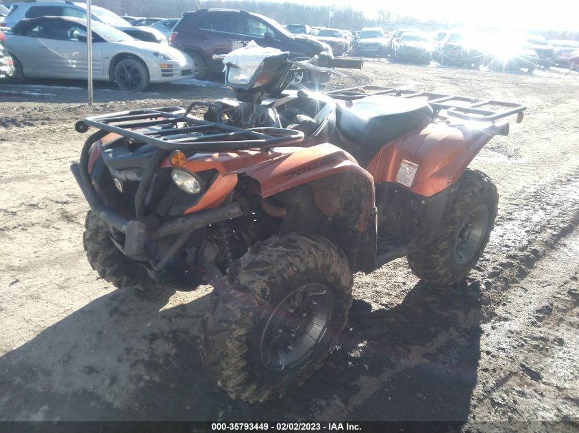 2021 YAMAHA YFM700 5Y4AMH735MA104594
