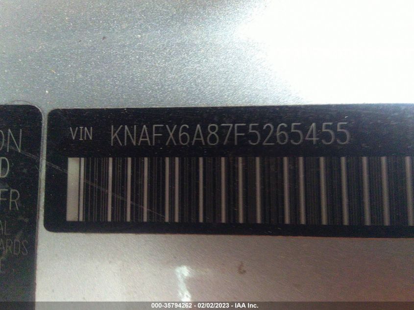 2015 KIA FORTE KOUP EX KNAFX6A87F5265455