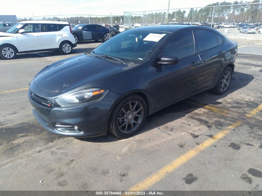 2014 DODGE DART SXT 1C3CDFBB6ED768136