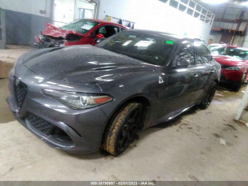 2018 ALFA ROMEO GIULIA QUADRIFOGLIO ZARFAEAV9J7580183