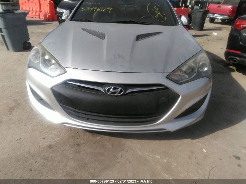2013 HYUNDAI GENESIS COUPE 2.0T PREMIUM KMHHT6KD8DU096693