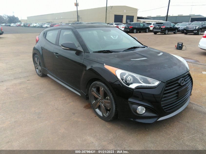 2015 HYUNDAI VELOSTER TURBO - KMHTC6AE8FU231808