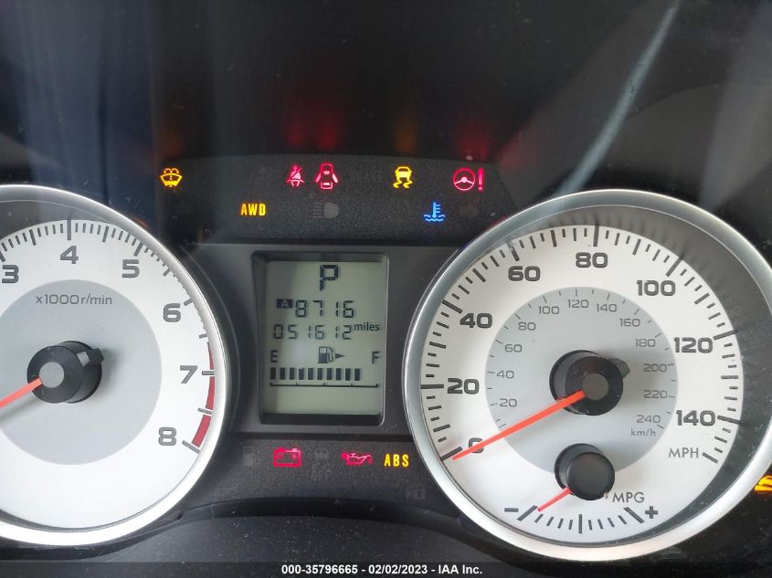 2014 SUBARU IMPREZA WAGON 2.0I PREMIUM - JF1GPAC66E8265665