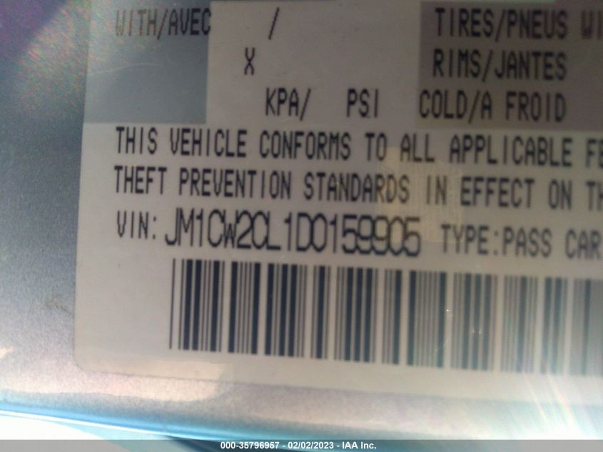 2013 MAZDA MAZDA5 TOURING - JM1CW2CL1D0159905