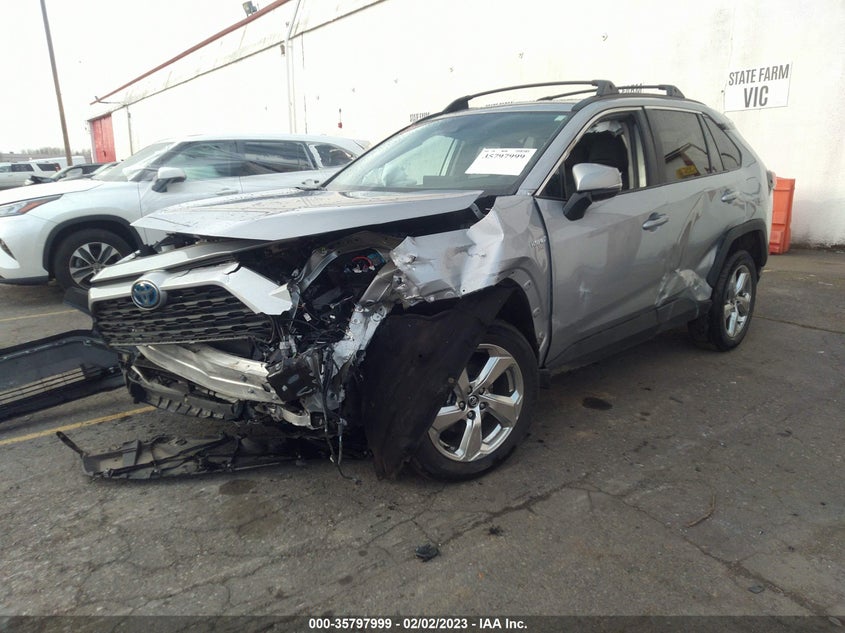 VIN 2T3B6RFV4MW010224 2021 TOYOTA RAV4 HYBRID