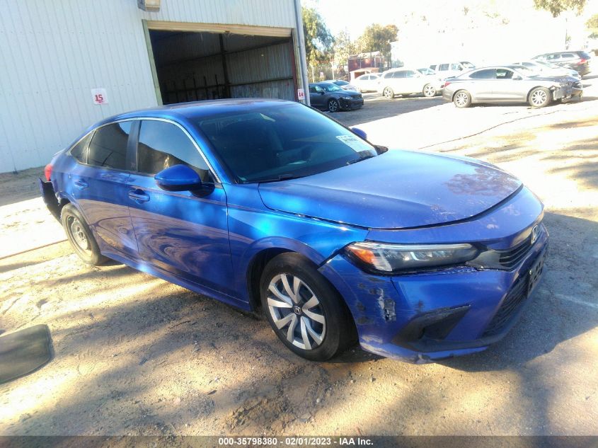 2022 HONDA CIVIC SEDAN LX - 2HGFE2F29NH510495
