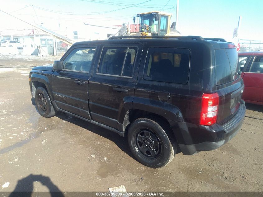 2014 JEEP PATRIOT SPORT 1C4NJPBA3ED698525