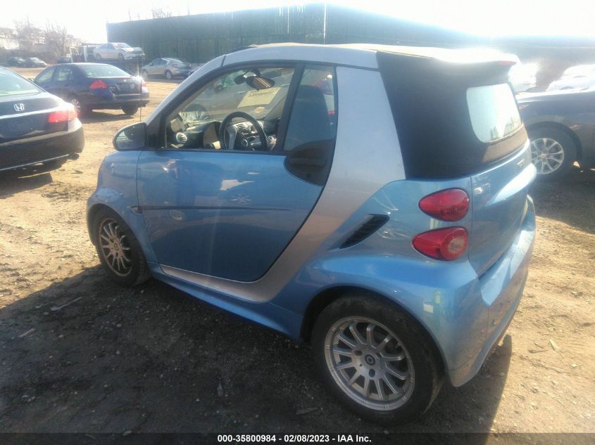 2013 SMART FORTWO PASSION WMEEK3BA8DK583260
