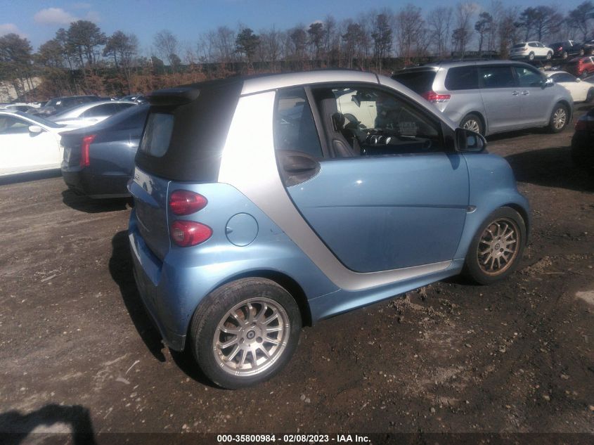 2013 SMART FORTWO PASSION WMEEK3BA8DK583260