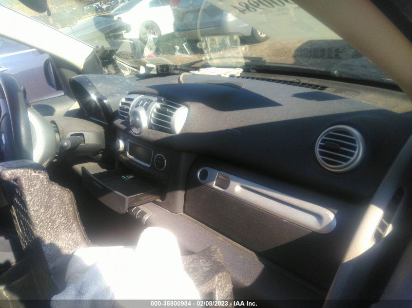 2013 SMART FORTWO PASSION WMEEK3BA8DK583260