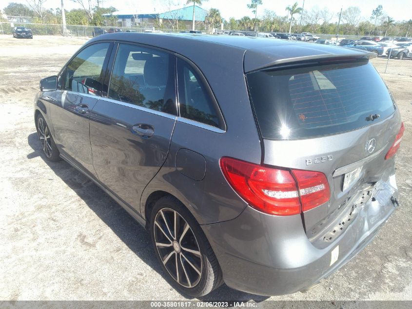 2013 MERCEDES-BENZ B-CLASS B 250 SPORTS TOURER WDDMH4EB2DJ169874