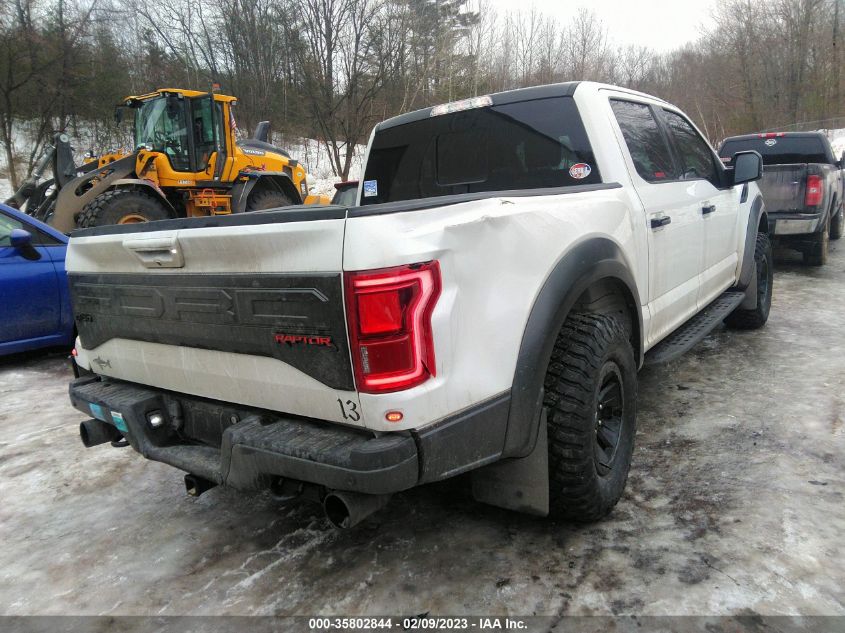 2017 FORD F-150 RAPTOR - 1FTFW1RG1HFC88246