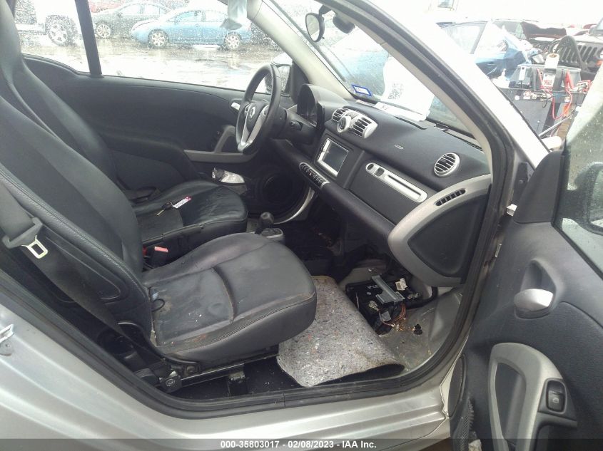 2013 SMART FORTWO PASSION WMEEK3BA3DK632123