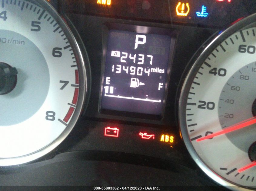 2013 SUBARU IMPREZA WAGON 2.0I SPORT LIMITED - JF1GPAS64DH216965