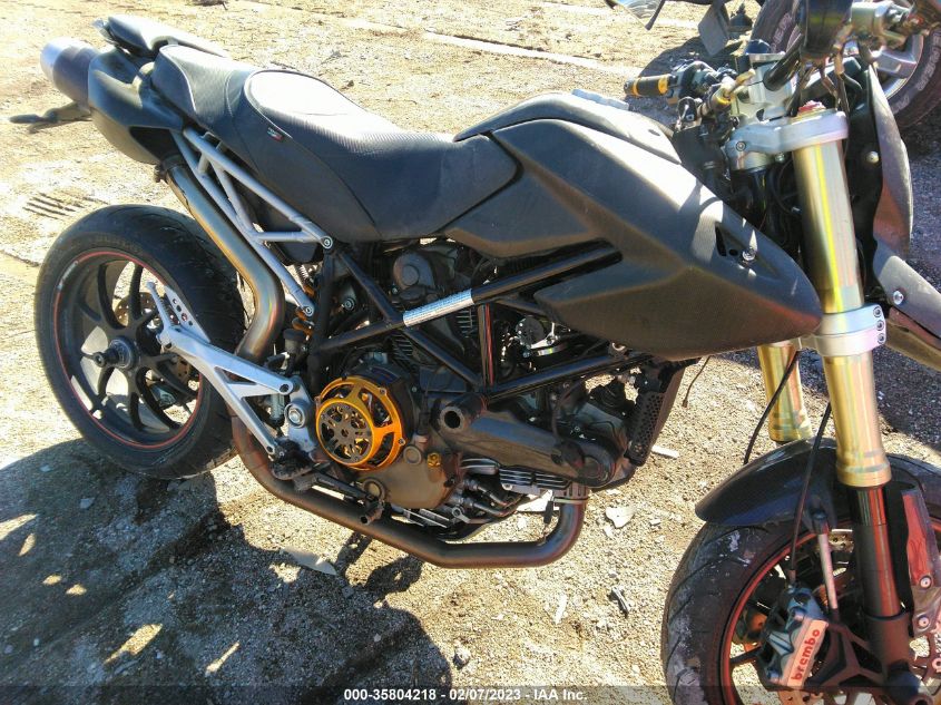 2009 DUCATI HYPERMOTARD 1100/S ZDM1YACP19B013261