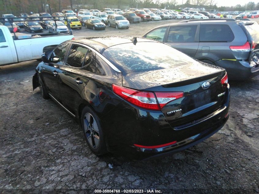2013 KIA OPTIMA HYBRID EX KNAGM4AD1D5050455