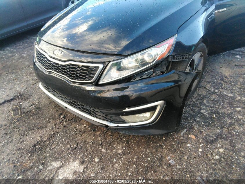 2013 KIA OPTIMA HYBRID EX KNAGM4AD1D5050455