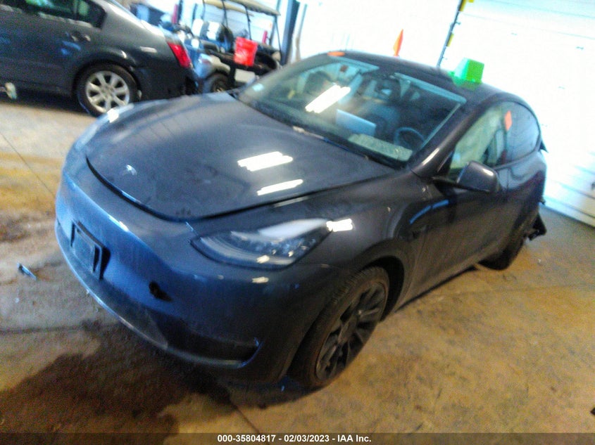 VIN 5YJYGDEE6MF199847 2021 TESLA MODEL Y LONG RANGE
