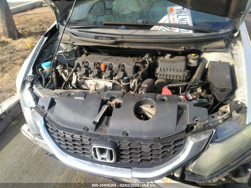 2013 HONDA CIVIC SDN LX 2HGFB2F5XDH595896