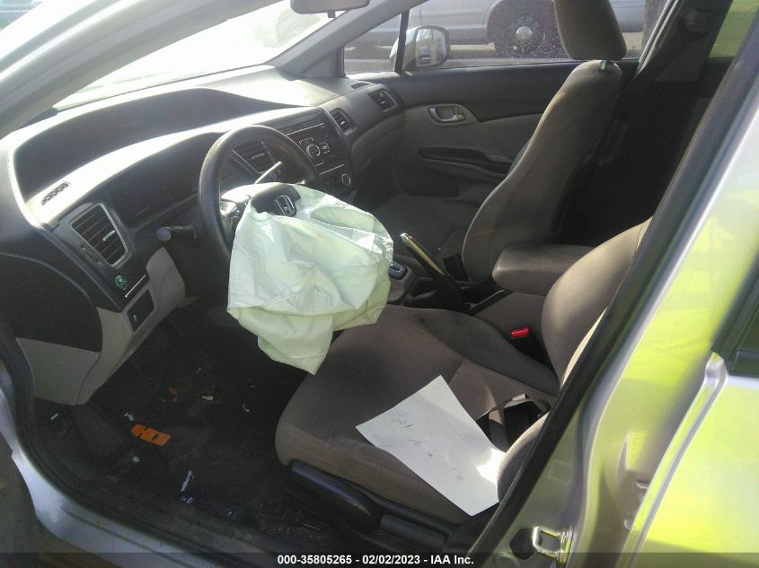 2013 HONDA CIVIC SDN LX 2HGFB2F5XDH595896