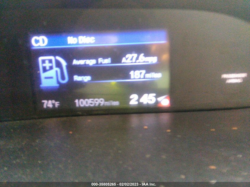 2013 HONDA CIVIC SDN LX 2HGFB2F5XDH595896