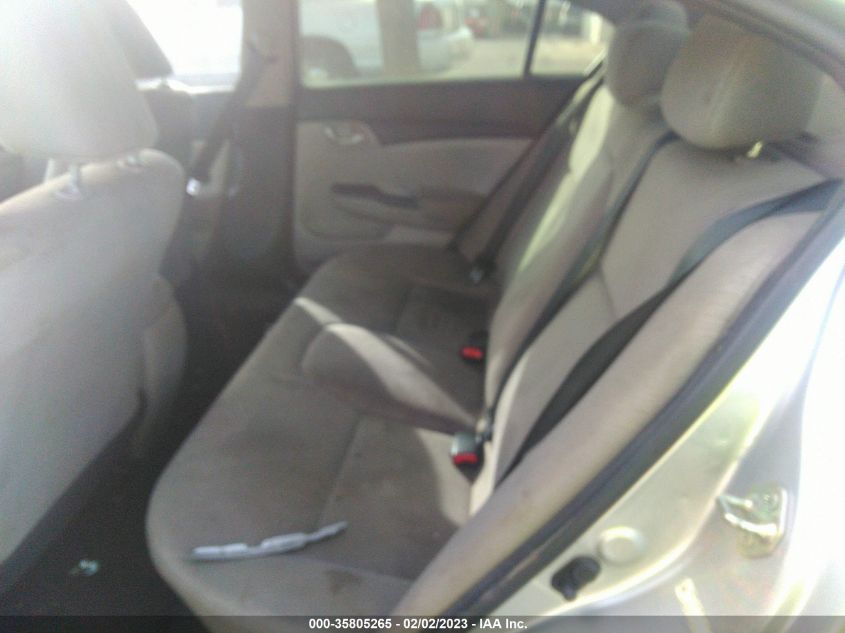 2013 HONDA CIVIC SDN LX 2HGFB2F5XDH595896