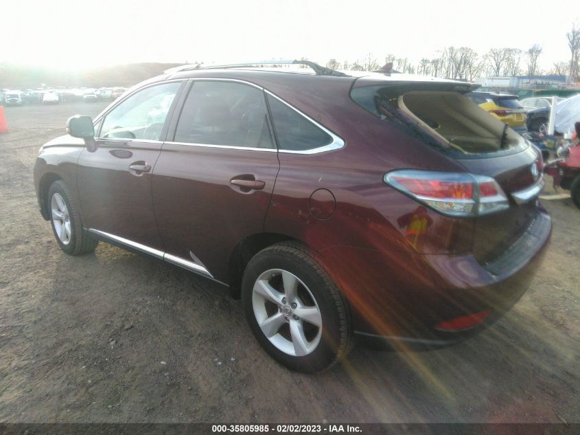 2013 LEXUS RX 350 - 2T2BK1BA3DC214065