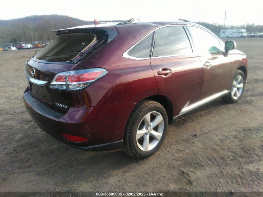 2013 LEXUS RX 350 - 2T2BK1BA3DC214065