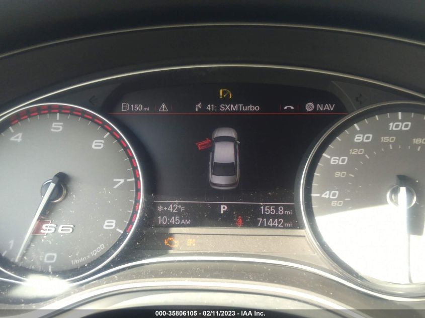 2013 AUDI S6 PRESTIGE - WAUJ2AFC8DN122990