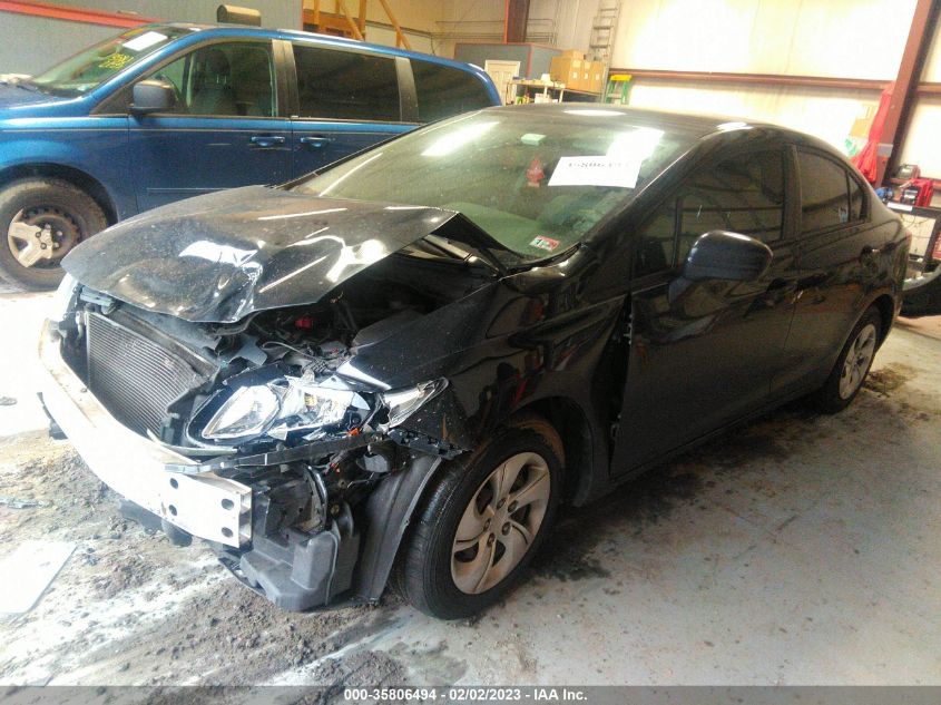 2014 HONDA CIVIC SEDAN LX 19XFB2F51EE069751