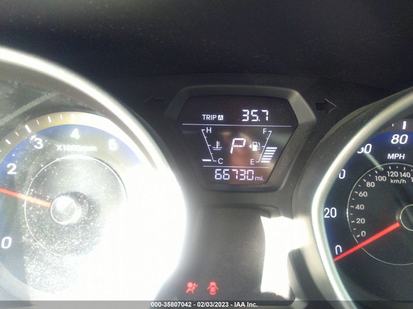 2014 HYUNDAI ELANTRA COUPE KMHDH6AH1EU025471