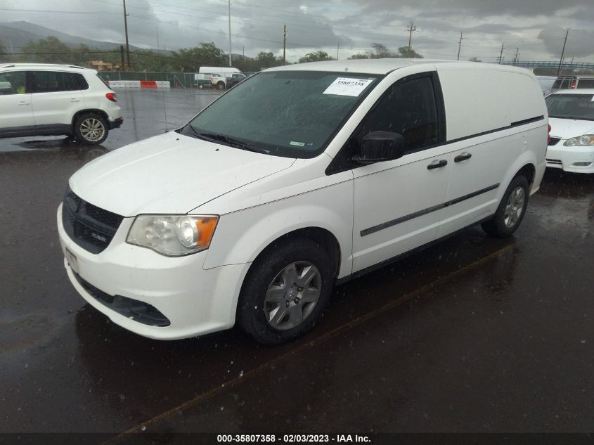 2013 RAM CARGO VAN TRADESMAN 2C4RRGAG8DR507712